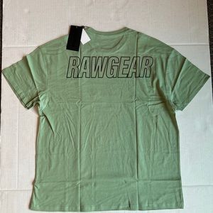 Raw Gear Men’s Large Basil Green Tee Shirt Workout